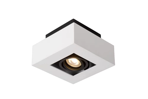 Lucide XIRAX - Deckenstrahler - LED Dim to warm - GU10 - 1x5W 2200K/3000K - Weiß - detail 1